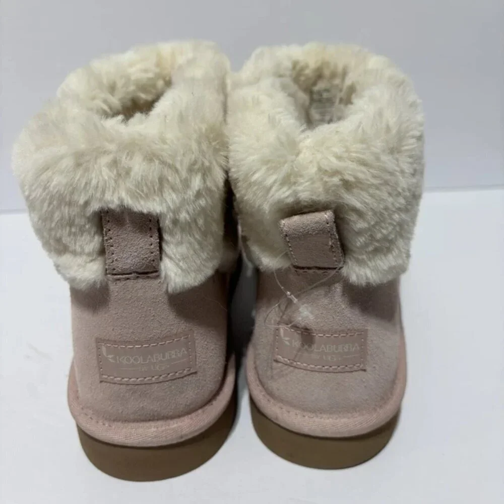 Koolaburra Women’s Aubrei Pink Winter Booties, Size 11 M